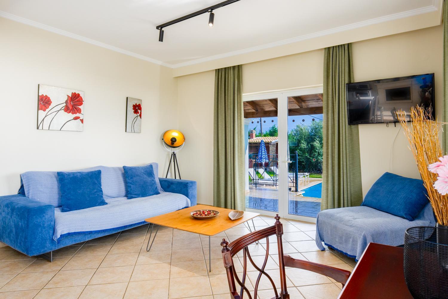 סידריון Villa Eleni Agios Stephanos מראה חיצוני תמונה