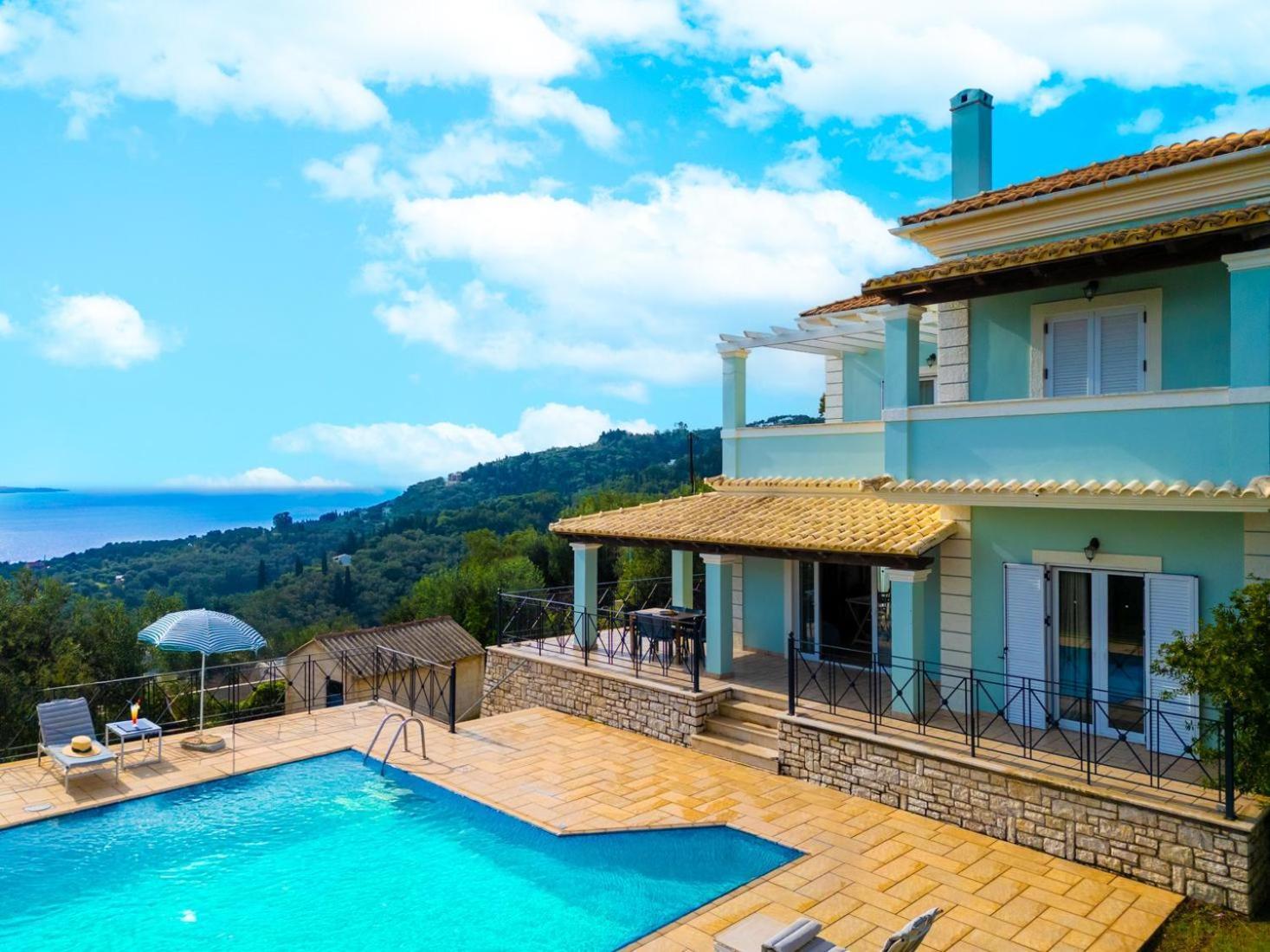 סידריון Villa Eleni Agios Stephanos מראה חיצוני תמונה