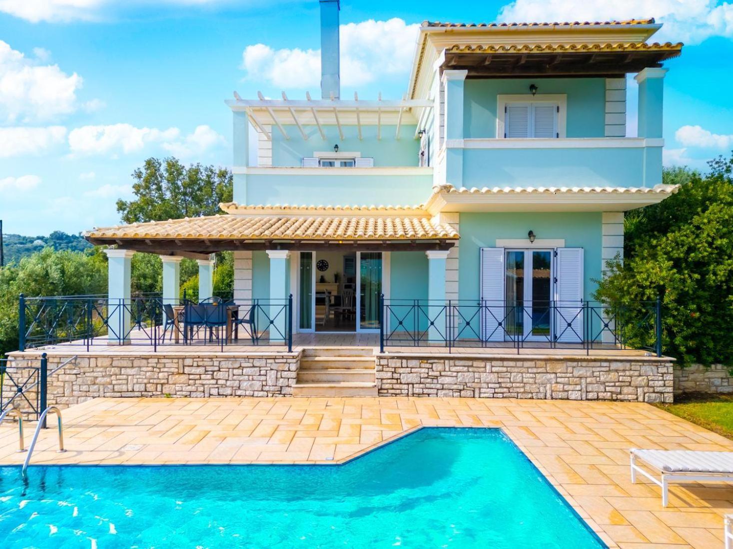 סידריון Villa Eleni Agios Stephanos מראה חיצוני תמונה