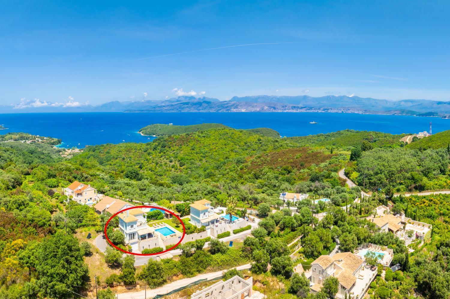 סידריון Villa Eleni Agios Stephanos מראה חיצוני תמונה