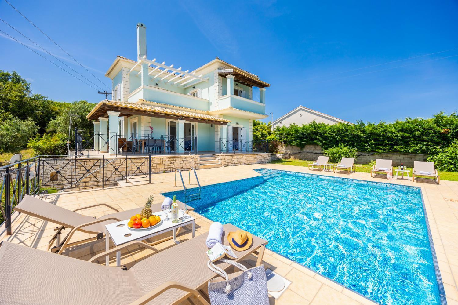 סידריון Villa Eleni Agios Stephanos מראה חיצוני תמונה